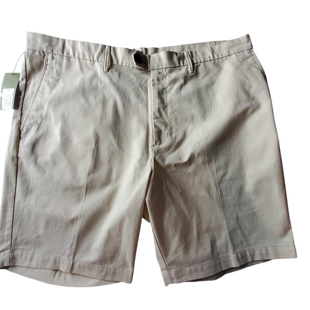 Goodfellow & Co Mens Relaxed Fit Chino Shorts In Soft Ecru Cotton Blend Sie 42